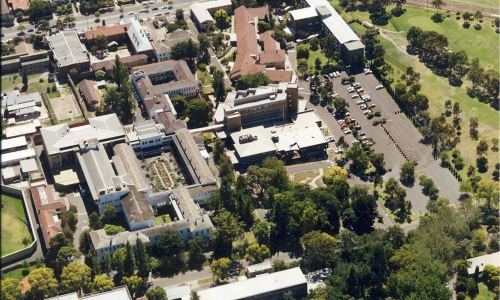 Aerial view of the North West Hospital