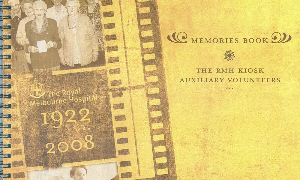 Front cover: Kiosk Memories Book