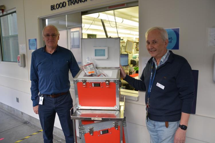 Air Ambulance Victoria (AAV) blood transfusion carrier