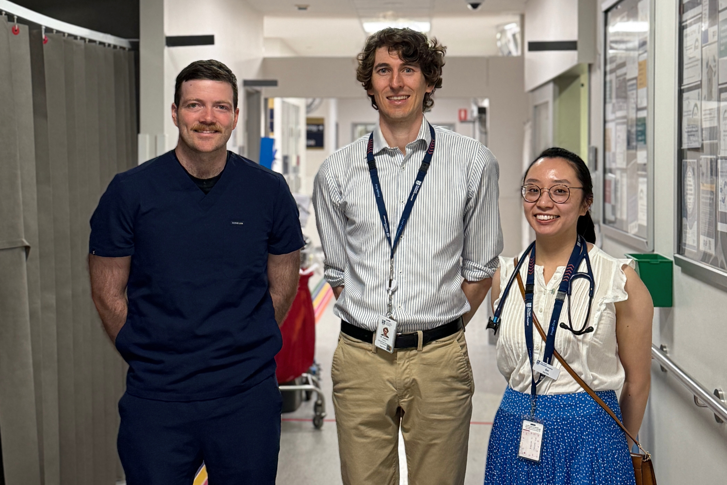 allistar-tinson-joe-ciantar-rebecca-tai-in-emergency-department-corridor.jpg
