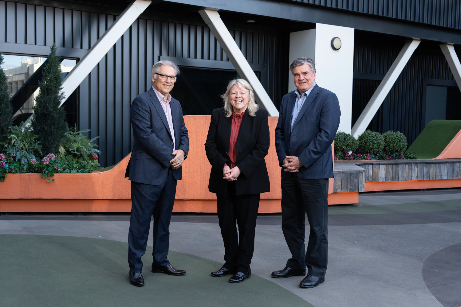 CFDC group photo of André Carstens, Shelley Dolan and Ken Smith