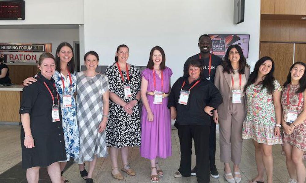 Group of nurses at 2022 National Nursing Forum in Darwin