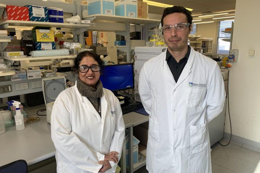 Senior Research Officer Dr Jeff Smith and Research Assistant Kruti Patel