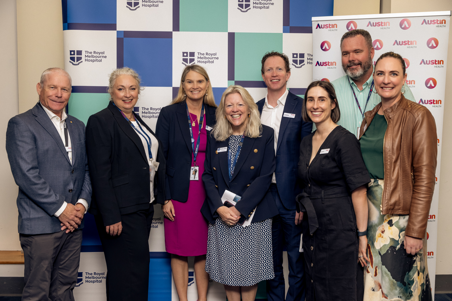 Teams from the RMH and Austin Health at Virtual Hospital media even 2026