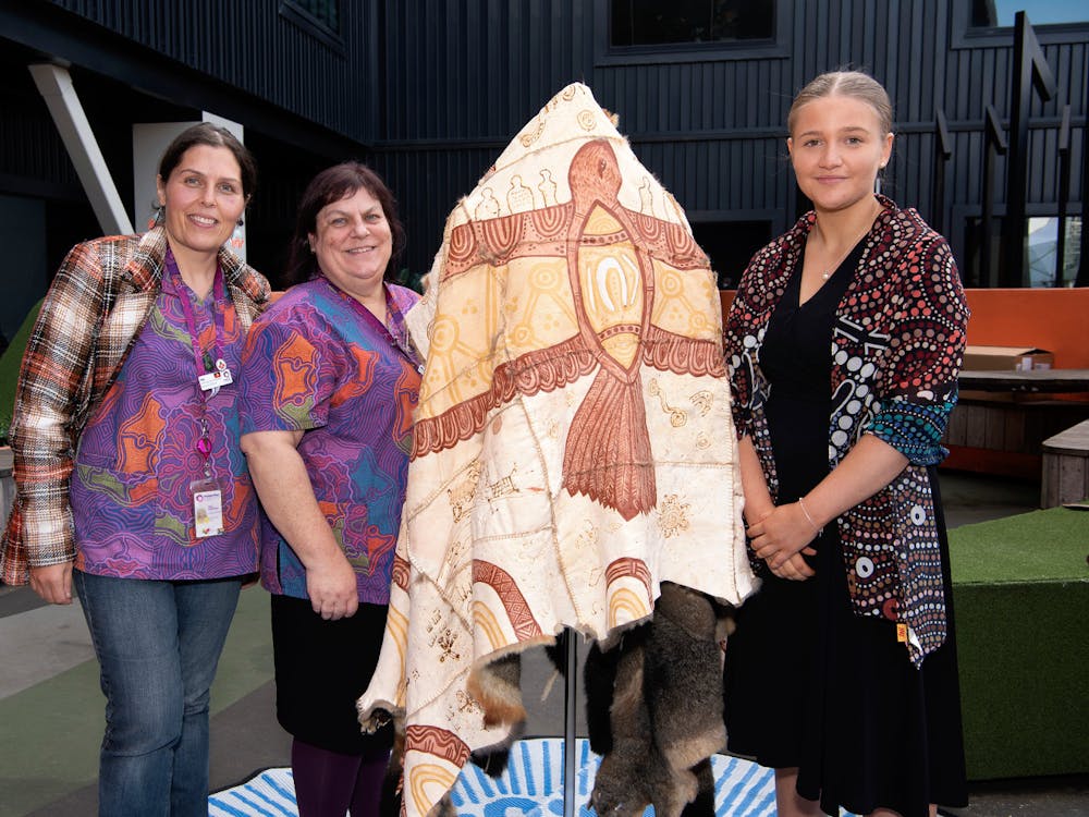 The RMH and Peter Mac possum skin cloak