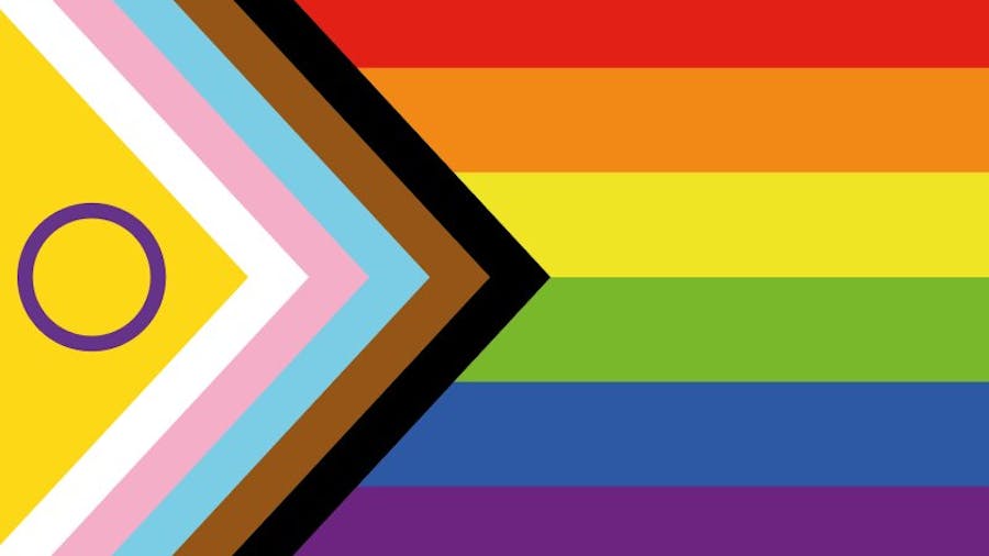 LGBTIQA+ intersex-inclusive pride flag