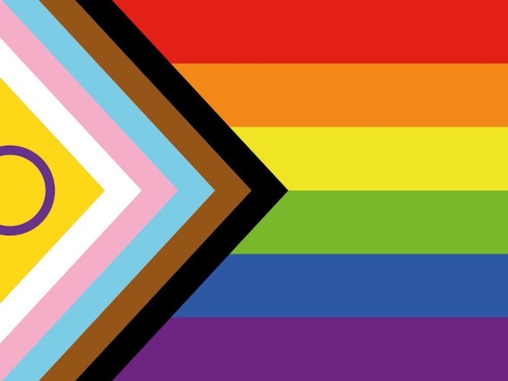 LGBTIQA+ intersex-inclusive pride flag