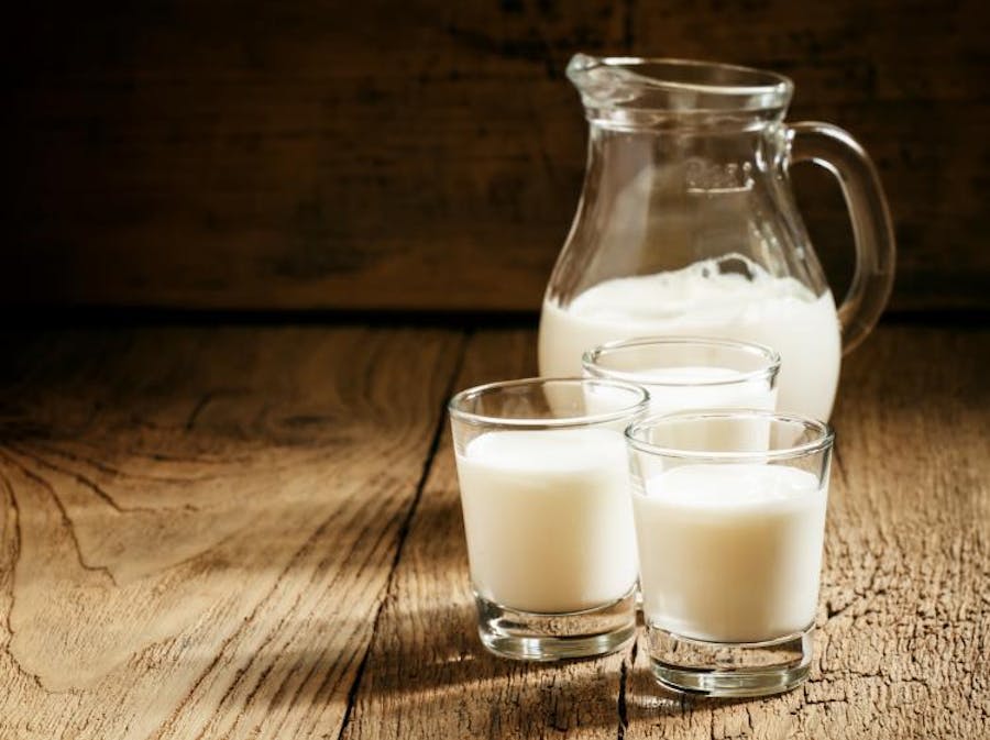 Milk jug and glasses