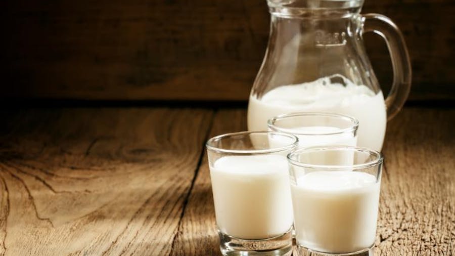 Milk jug and glasses