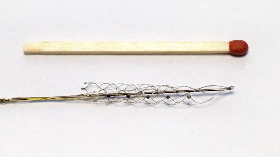 Stentrode device and matchstick