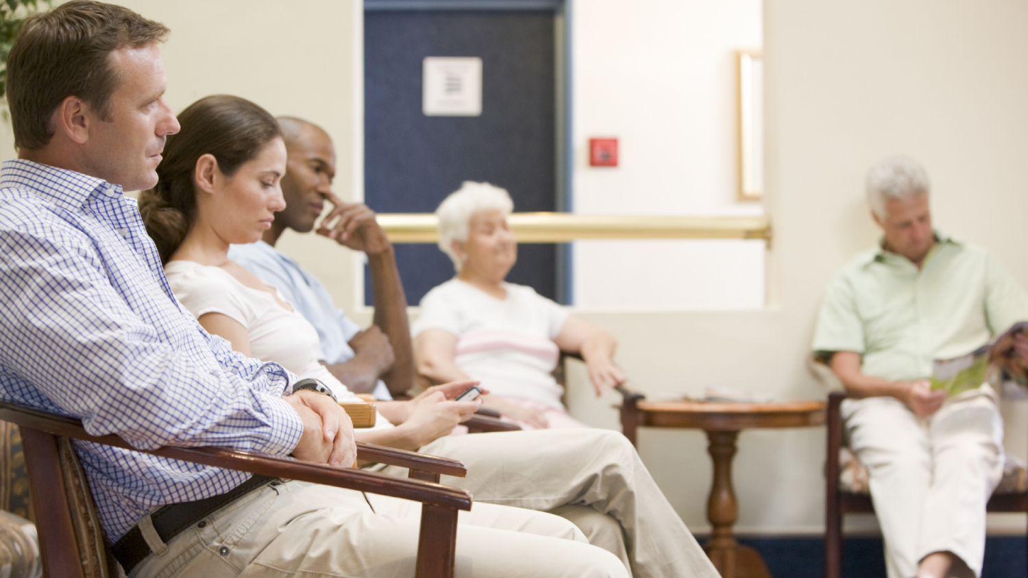 Patients in waiting room