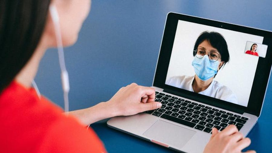 Video telehealth appointment