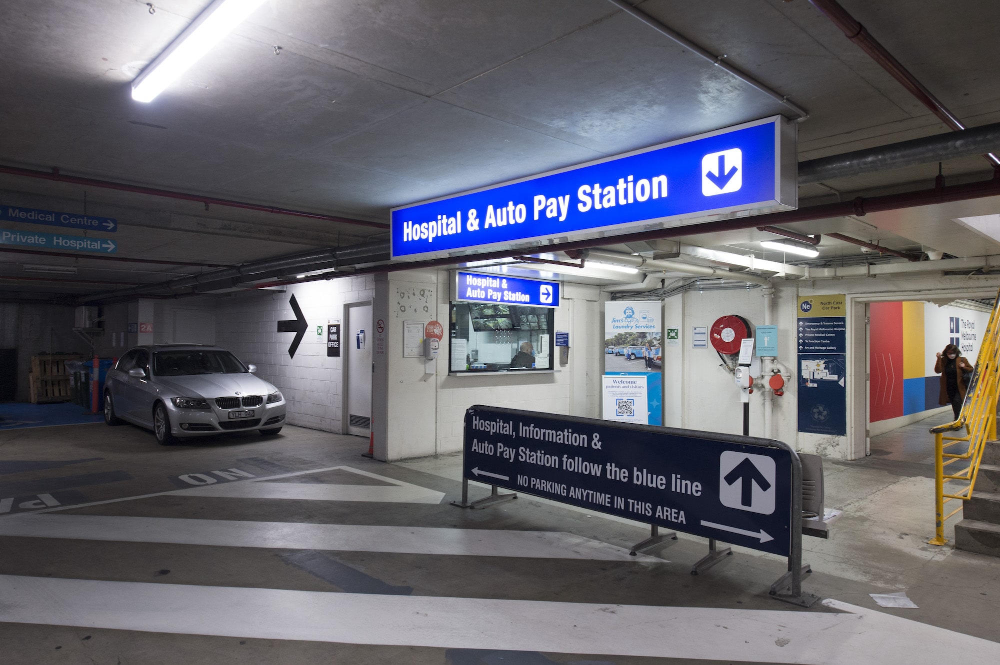 Car park office and pay station