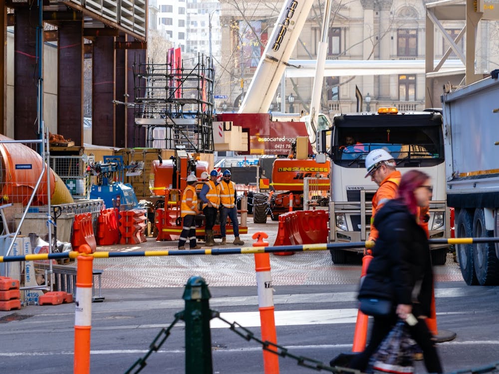 Metro Tunnel Project works in Melbourne