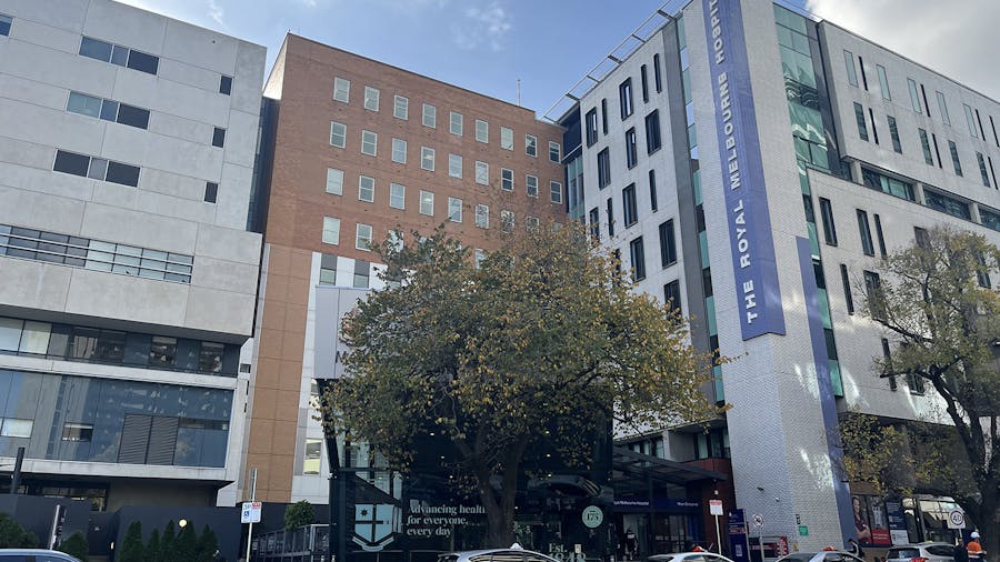 The RMH Parkville entrance 2024