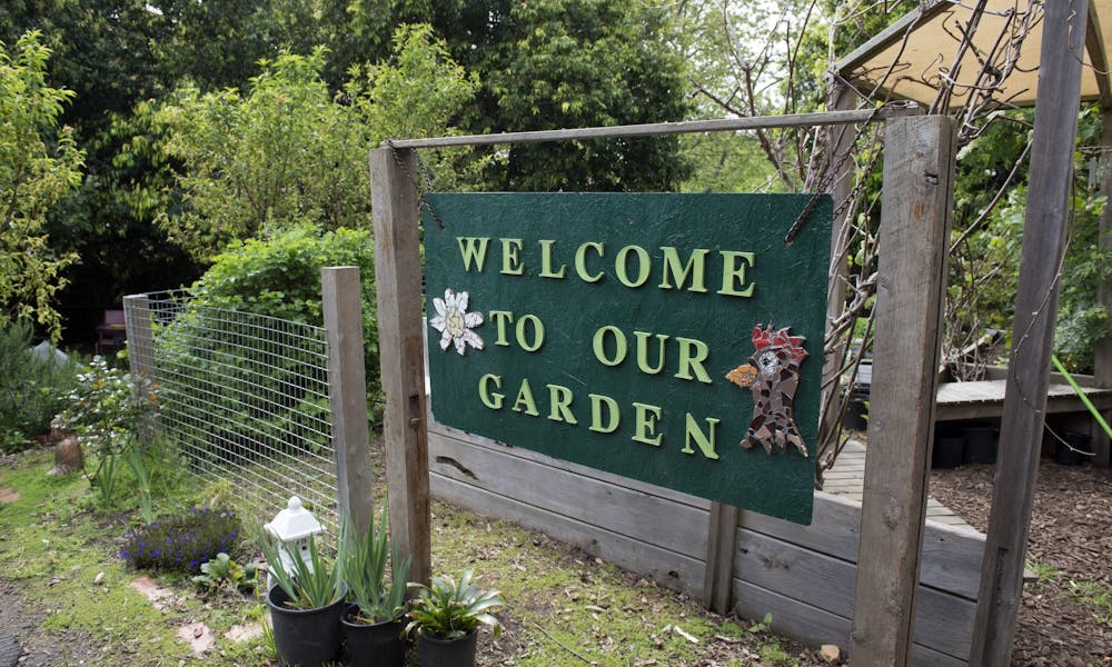 Welcome to our garden at Mental Health CCU